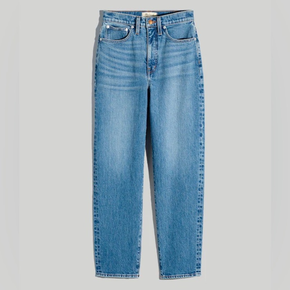 Madewell Balloon Jeans High Rise Light Wash Barrel Size 23 Retro 80s